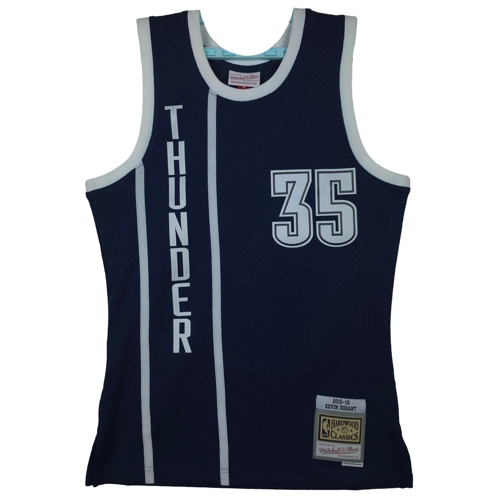 Kevin Durant OKC Thunder Mitchell & Ness NBA Small Jersey 2015-16 Navy #35 NWT